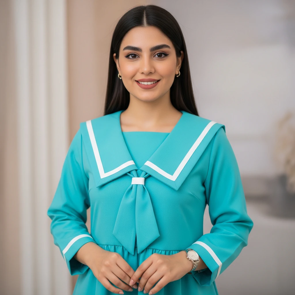 انواع یقه
یقه ملوانی